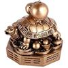 lachineuse - Statuetta tartaruga Feng Shui - Tartaruga decorativa su Bagua - Simbolo di longevità, ricchezza, prosperità - Protezione della casa e della famiglia - 5 x 5 x 5,5 cm - asiatico - Colore