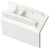 GARDINIA Supporti adesivi flessibili per tende plissettate Concept, Compatibili con tende plissettate standard e con struttura a nido d'ape, 4 Unità, Bianco