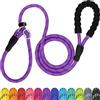 TagME Riflessivo Guinzaglio per Cani Taglia Grande,Guinzaglio Retriever,Guinzaglio Addestramento per Cani,Ø12mm x 185cm,Viola