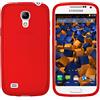 mumbi - Custodia in Pelle, per Smartphone LG S4 Mini, Trasparente Rosso Rosso