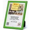 3-B Cornice per foto ULM 15x21 cm - verde - Portafoto in legno con vetro acrilico