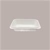 ALCAS 100 Pz Vaschetta per Gelato Porzionabile Plastica Bianca 650cc ALCAS