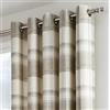 Fusion Dreams 'n' Drapes Federa Fusion - Balmoral Check, Tessuto, Natural, Curtains: 46 Width x 54 Drop (117 x 137cm)