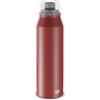 alfi ENDLESS ISO BOTTLE 500ml, mediterranean red mat, thermos in acciaio, totalmente ermetico con tappo a vite, tiene caldo per 12 ore, freddo per 24 ore, per bevande gassate, anti-impronte, senza BPA