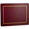 Pimpernel Tovagliette Classiche per Brunch Bordeaux - Set di 6