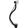 VeeBath BPOP02 Essentials Bagno troppo pieno Vasca da bagno Rubinetti per vasca Miscelatore Click Pop Up Waste, Chrome