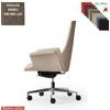 Elleci Office Maxima Poltrona semi-direzionale movimento sincronizzato multiblock reg. laterale base alluminio tessuto Angel class 1 IM