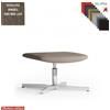 Elleci Office Maxima Pouf girevole, base a 4 razze in alluminio tessuto Angel class 1 IM