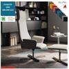 Elleci Office Maxima Poltrona direzionale girevole base 4 razze alluminio tessuto ONE class 1 IM