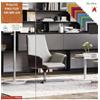 Elleci Office Maxima Poltrona semi-direzionale girevole, base 4 razze alluminio TESSUTO KING FLEX class 1IM