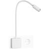 ENUOTEK Lampada da Lettura Libro da Comodino a Parete a LED con Spina per Leggere a Letto e Interruttore Dimmerabile Tattile 3W Luce Neutra 4000K Non Funzione di Controllo Remoto Lot di 1