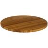 VITA PERFETTA Vassoio per formaggio in bambù girevole, piatto da formaggio per pietanze e pic nic, cucina, 35 cm
