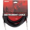Planet Waves D'Addario Custom Series - Cavo a spirale per strumenti, nero, 9 m