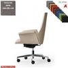 Elleci Office Maxima Poltrona semi-direzionale movimento sincronizzato multiblock reg. laterale base alluminio TESSUTO MINI class 1 IM