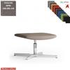 Elleci Office Maxima Pouf girevole base a 4 razze in alluminio TESSUTO MINI class 1 IM