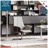 Elleci Office Maxima Poltrona semi-direzionale girevole, base 4 razze alluminio in Lana vergine Class 1 IM