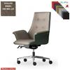 Elleci Office Maxima PLUS Poltrona semi-direzionale movimento sincronizzato multiblock reg. laterale base alluminio tessuto Angel class 1 IM