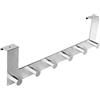 Ambrosya® | Scaldasalviette esclusivo in acciaio inox | Zerbino porta accappatoio bagno asciugamano gancio porta zerbino (Acciaio inossidabile (Spazzolato))