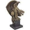 Design Toscano CL55662 Abbadon Statua del Gargoyle, Allora