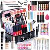 MKNZOME Set trucco Professionale, MKNZOME 34 pezzi Set Trucchi donna Make Up Completo con Custodia Trousse di Trucchi regalo di Natale palette ombretti professionali Rossetti Makeup Fondotinta Correttore