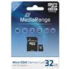 Mediarange 32GB Scheda MicroSD MediaRange SD CL.10 inkl. Adapter [MR959]