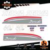 OraInkJet Kit Adesivi Motore Marino Fuoribordo Selva 40 cv XS - versione Dorado Bianco