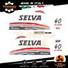 OraInkJet Kit Adesivi Motore Marino Fuoribordo Selva 40 cv - versione Murena XSR 16V