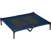 PawHut Letto per Cani, Cuccia Rialzato Per Cani fino 31.8kg, Campeggio, Impermeabile - 91.5x76.2x18 cm