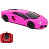 CMJ RC Cars Lamborghini Aventador LP700-4 Auto telecomandata con licenza ufficiale in scala 1:24 con luci di lavoro 2.4Ghz