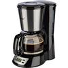 Korona 12113, Macchina da caffè Nera, 6 funzioni Timer, 650 W, 0.75 Litri, Inossidabile Plastica, Acciaio Inox/Nero