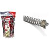Fischer Big Pack Duopower 8, 535980,120 Pezzi & D-Sdx Punta Trapano 8 Mm Cilindrica A Quattro Taglienti, Per Muro Calcestruzzo E Pietra, Placca Al Carburo Di Tungsteno