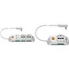 VIMAR Fp00526.C.B Presa 2Univ.+4P17/11+Spb17+Int+2Usb+Spdb & Fp00511.C.B Multipla Universale Con Interruttore Luminoso, 2 Biprese, 1 Presa Universale