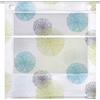 Home Fashion Tenda a Rullo Magnetica Effetto bambù, 130 x 80 cm, Colore: Blu/Verde