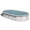 GRE PISCINA FUORITERRA ISLANDIA 610x375x132 cm IN ACCIAIO ESTETICA NORDIC CON FILTRO SABBIA E ACCESSORI KITPROV6188N