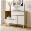 MIlani Home TETLIS - madia moderna con tre cassetti e un'anta
