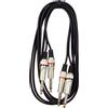 Stagg STC3P Cavo S Serie Audio Gemello Jack a Jack 6,3 mm, 3m