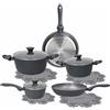 Tognana Batteria Di Pentole 8 Pezzi Cooking Circle Ardesia