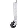 Alberts 416850 Rullo per cancello, per porte leggere, fino a 70 kg, da avvitare, zincata a caldo, altezza 400 mm, Ø ruota 100 mm