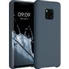 kwmobile Custodia Compatibile con Huawei Mate 20 Pro Cover - Back Case per Smartphone in Silicone TPU - Protezione Gommata - ardesia scuro