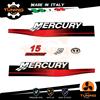 OraInkJet Kit Adesivi Motore Marino Fuoribordo Mercury 15 - Two Stroke