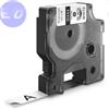 DYMO COMPATIBILE NASTRO IN VINILE 12mm x 5.5mt NERO su BIANCO COMPATIBILE (18444) Rhino 4200,5200,5000,6000 - S0718600