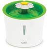 Catit Flower Fountain - Fontanella di fiori per gatti, 3L, Bianco/Verde