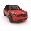 CMJ RC Cars ™ Mini Countryman JCW Telecomando con licenza ufficiale Auto Scala 1:24 Luci di lavoro 2.4 Ghz Rosso