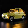 GEAMENT Set di Luci Compatibile Con LEGO Fiat 500 (10271) Modello da Costruire - Kit di illuminazione per Creator 77942 (Modello di mattoncini non incluso)