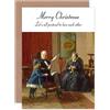 Wee Blue Coo - Biglietto Natalizio con Scritta in Lingua Inglese Merry Finge Amore, Idea Regalo