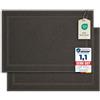 Komfortec Tappeto Bagno Set di 2 in Spugna di Cotone 50x80 cm