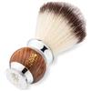 The Cambridge Cutthroat Pennello da Barba The Cambridge Cutthroat Vegana Setole Sintetiche di Tasso Regalo per Rasatura da Uomo Pennello Barba Premium in Legno e Acciaio Inossidabile