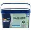 Dulux Benessere Pittura Colorata all'Acqua per Interni Superlavabile Anti Muffa Anti Batteri con Ioni D'Argento, 2.5 Litri, Blu Cristallino, 2.5L