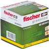 fischer Tasselli per calcestruzzo a gas GB Green 8, tasselli in almeno il 50% di materie prime rinnovabili per il fissaggio di cassette delle lettere, impianti elettrici e molto altro ancora in
