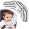 alouweekuky Poggiatesta auto bambini - Auto sicurezza in auto per bambini cuscino spalla cintura Accessori Seggiolini per passeggino e auto perfetti per i bambini che viaggiano (Grigio)
